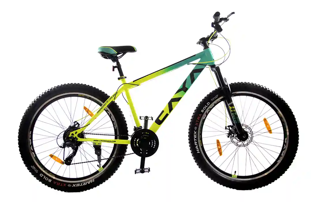 caya bikes split green color