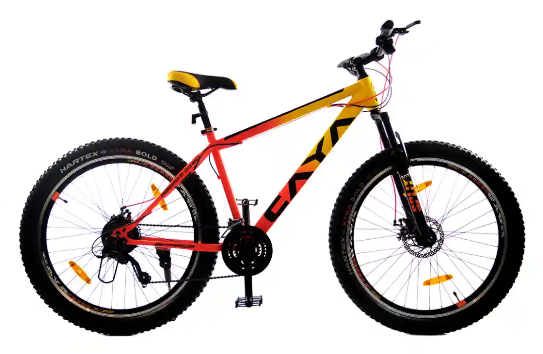 caya bikes split orange color